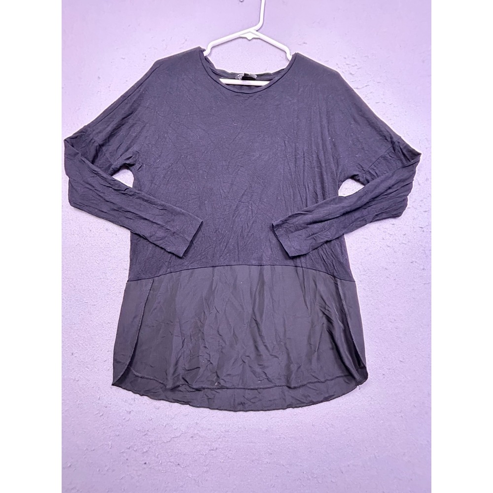Warehouse Definitives Top Viscose Polyester Black UK 12 US 8 Womens